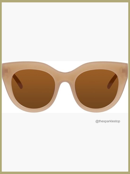 Oversized Cat Eye Sunglasses with UV400 Protection Plastic Frame main image 6